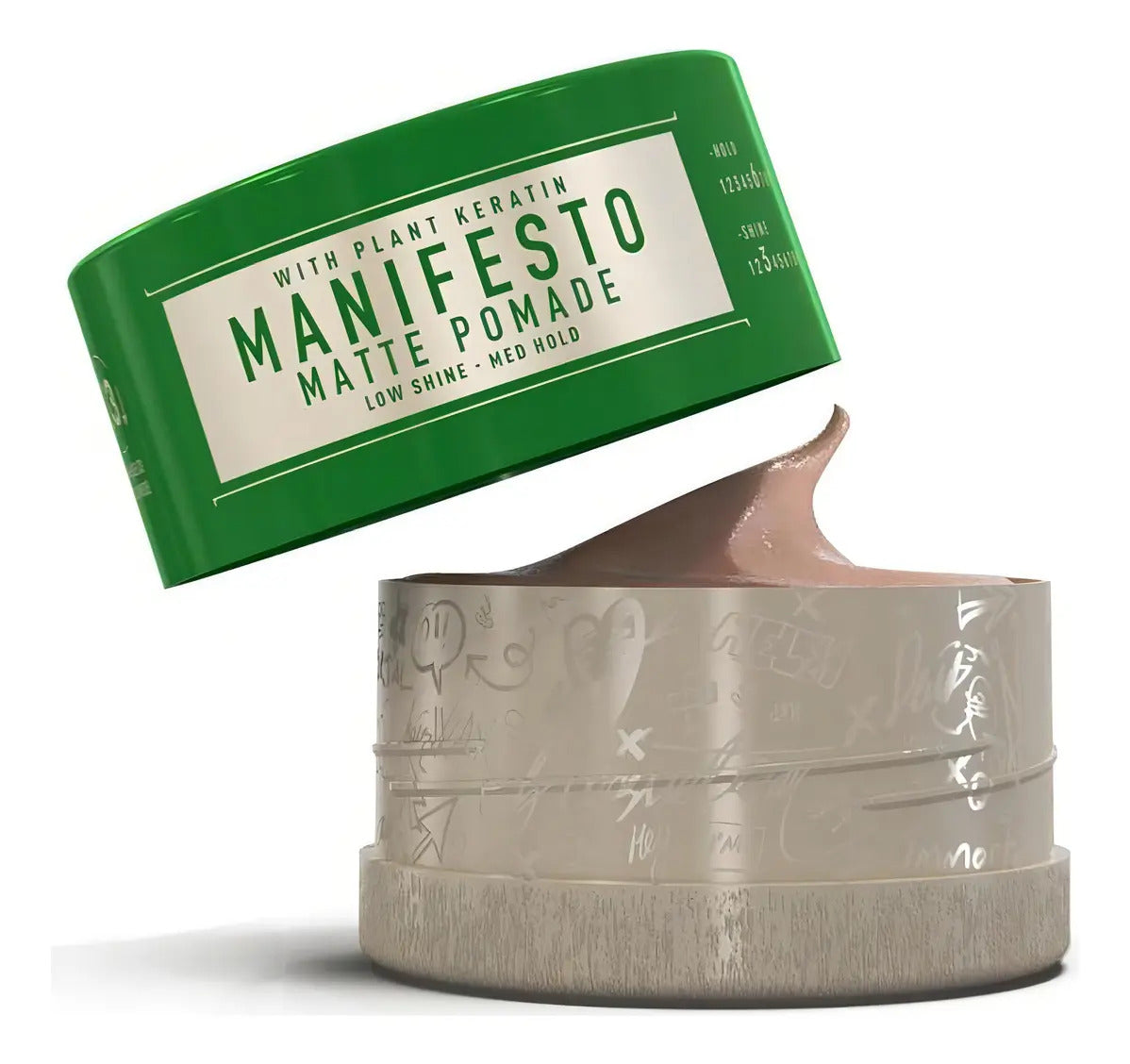 Cera Immortal Infuse Manifesto Matte Pomade - Fijación Fuerte y Acabado Mate 150ml