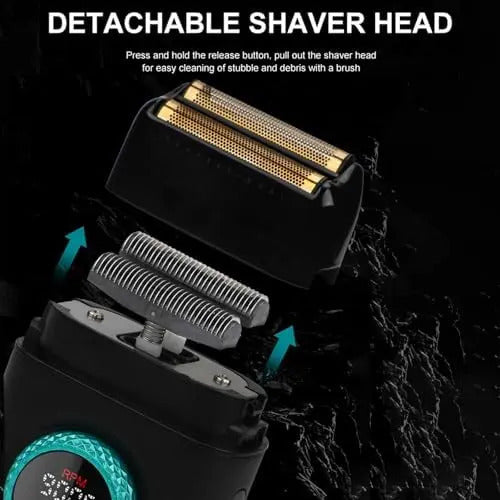 Shaver VGR V-377 Profesional Inalámbrica 9000RPM Afeitadora Barbería
