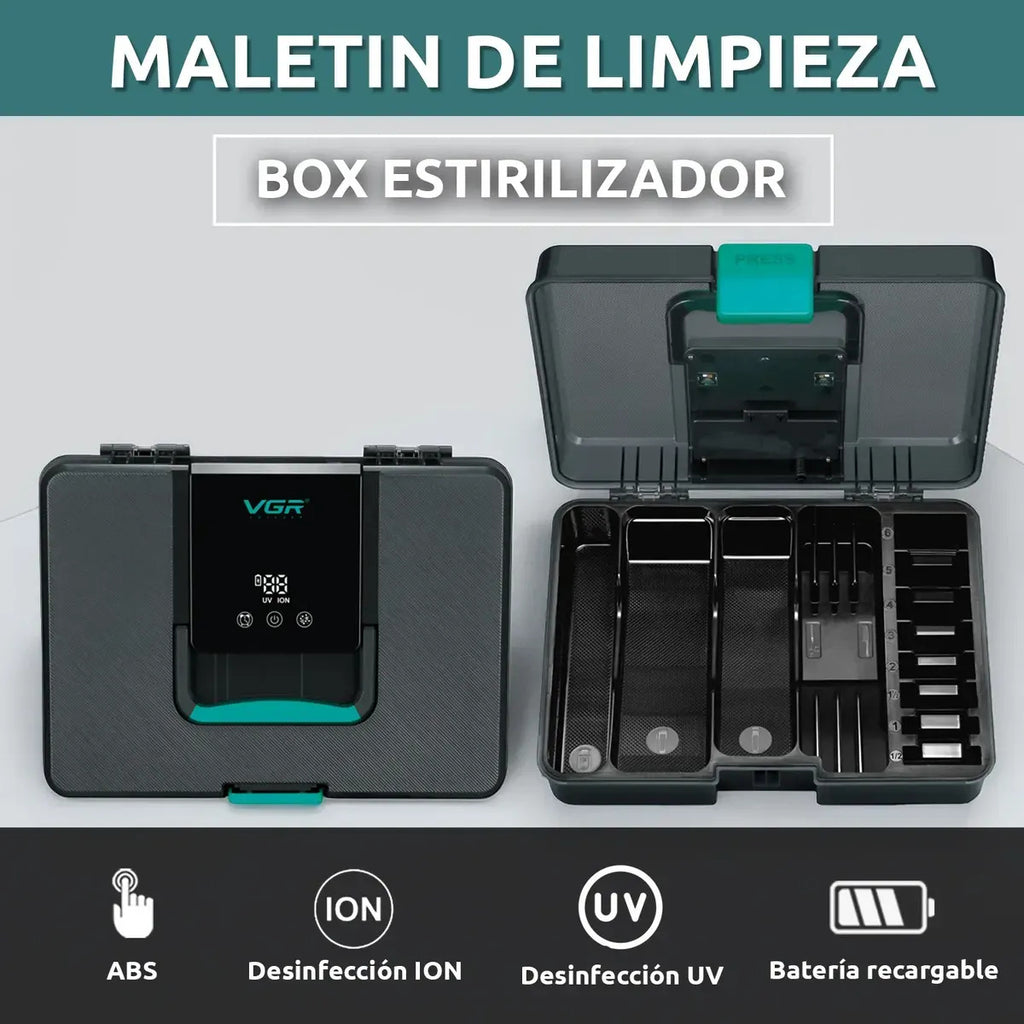 Esterilizador Y  Desinfección Uv Profesional De Barbería VGR