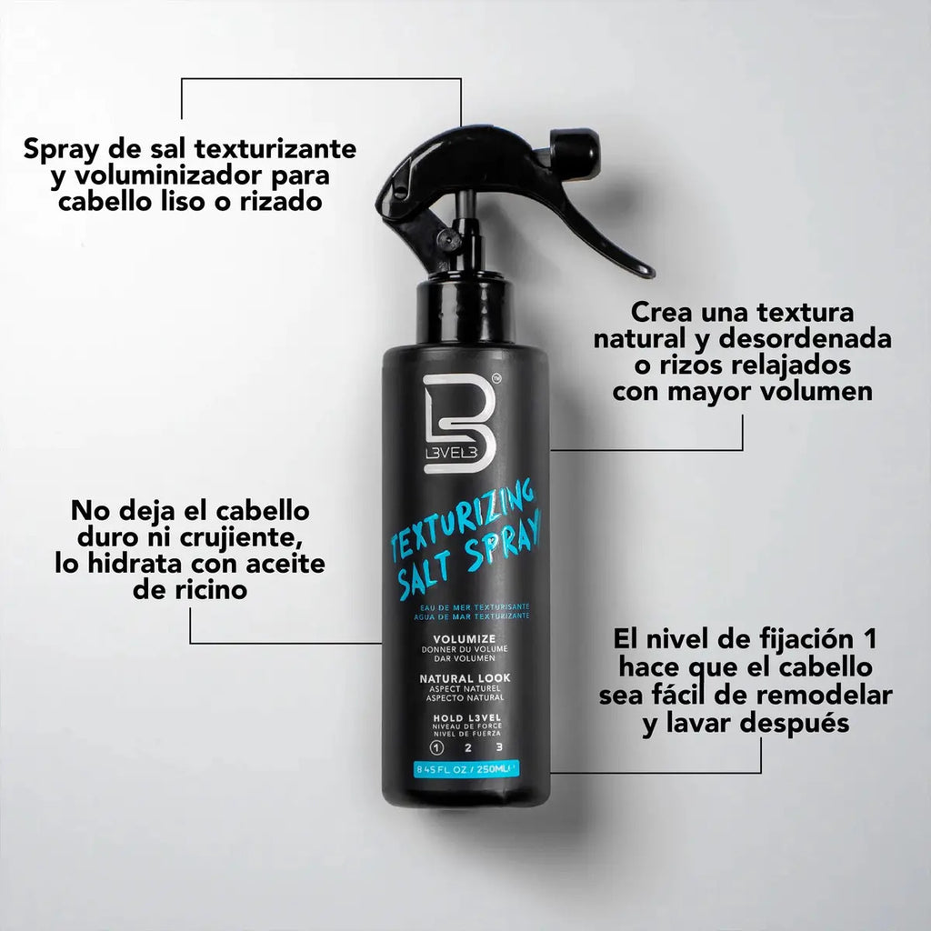 Sea Salt Spray Level 3 - Spray de Sal Marina Texturizante y Voluminizador 250ml
