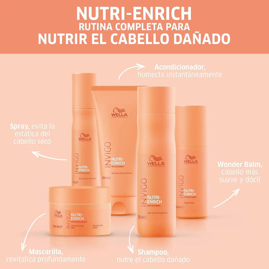 Mascarilla Wella Invigo Nutri Enrich 150ml Nutrición Profunda Profesional