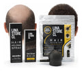 Kit Polvo Castaño Fibra Capilar + Bomba+fijador+ Sobre Carga