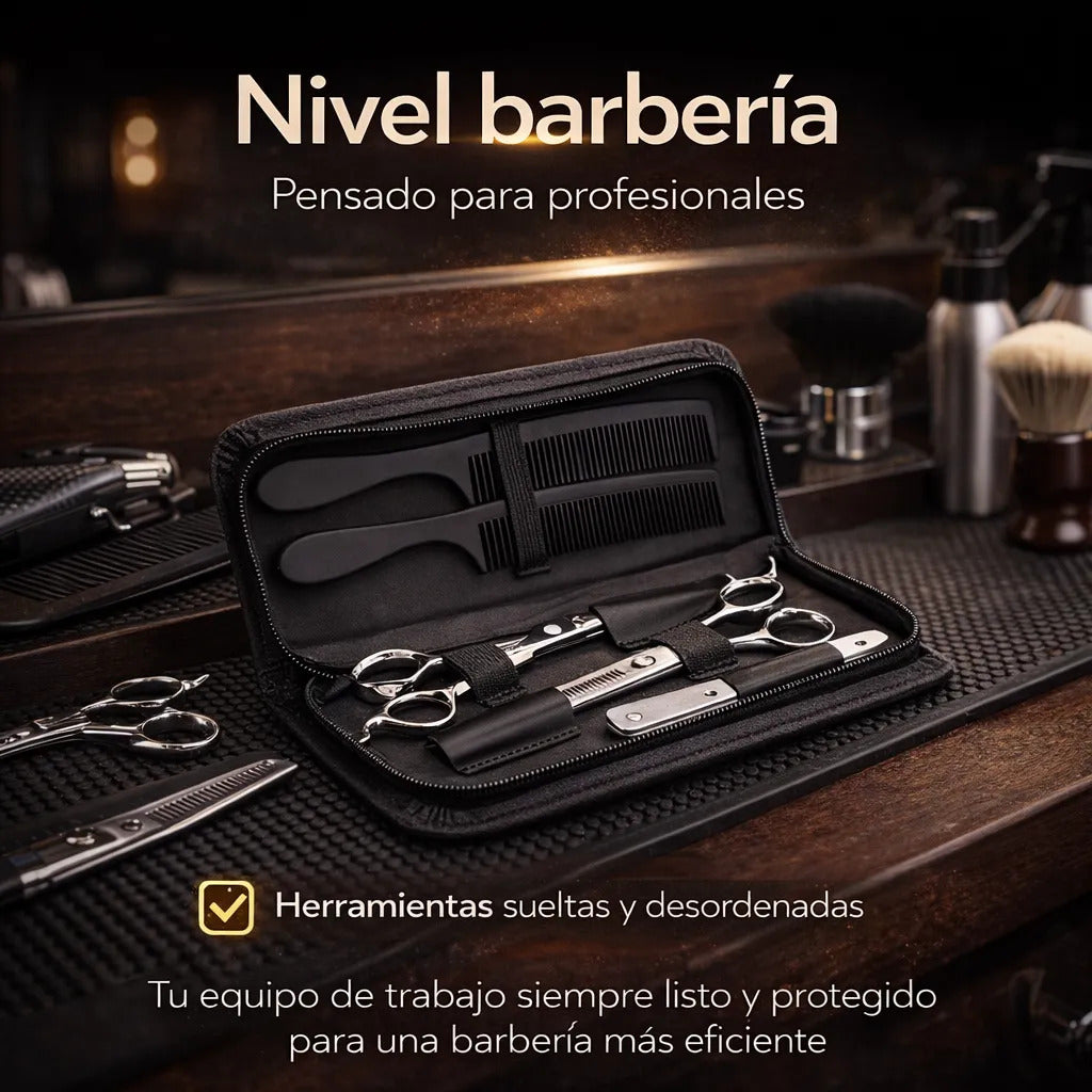 Estuche Para Tijeras De Peluquería Organizador Con Cierre Obopekal