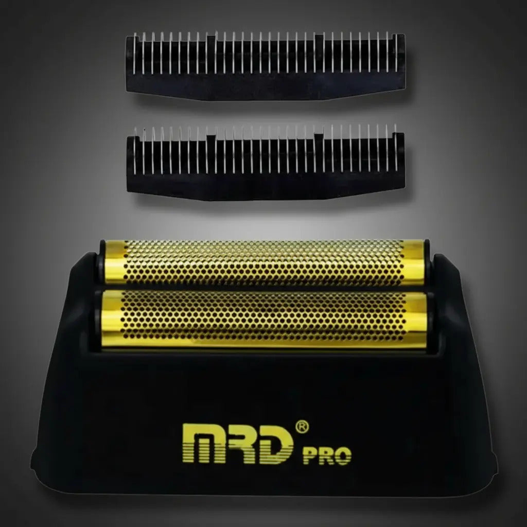 Repuesto Shaver Vector Mrd Con Mallas Y Cuchillas Negro Gold