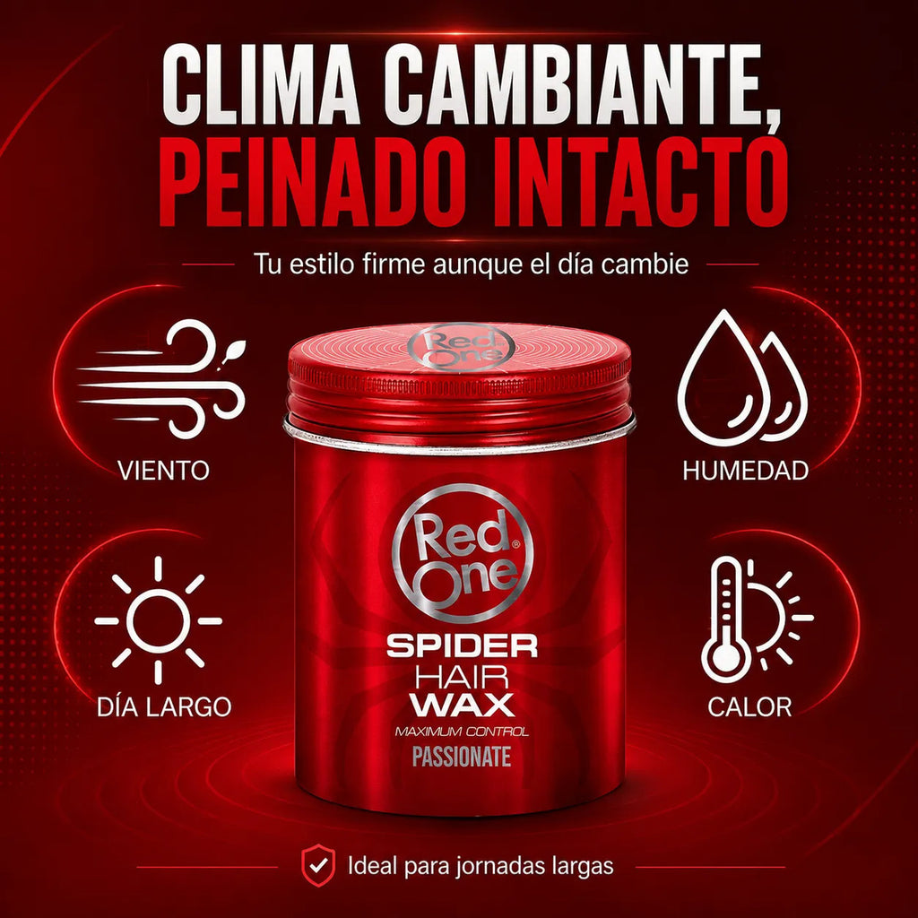 Cera Peinar Red One Passionate Máximo Control 100ml