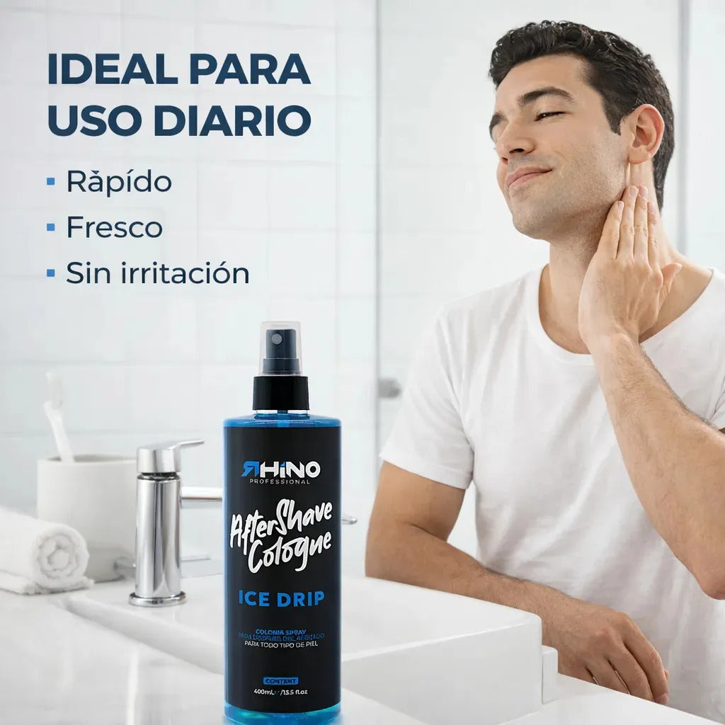 After Shave Hombre Fragancia Refrescante Ice Drip 400ml