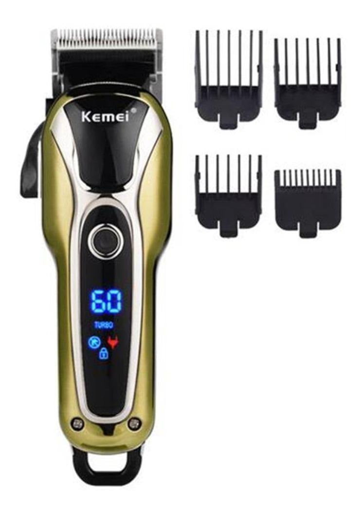 Cortadora de Pelo Profesional Kemei KM-1990 Inalámbrica - Negra y Dorada