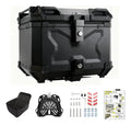 Maleta Moto 45l Antirrobo Con Llave Top Case Negro