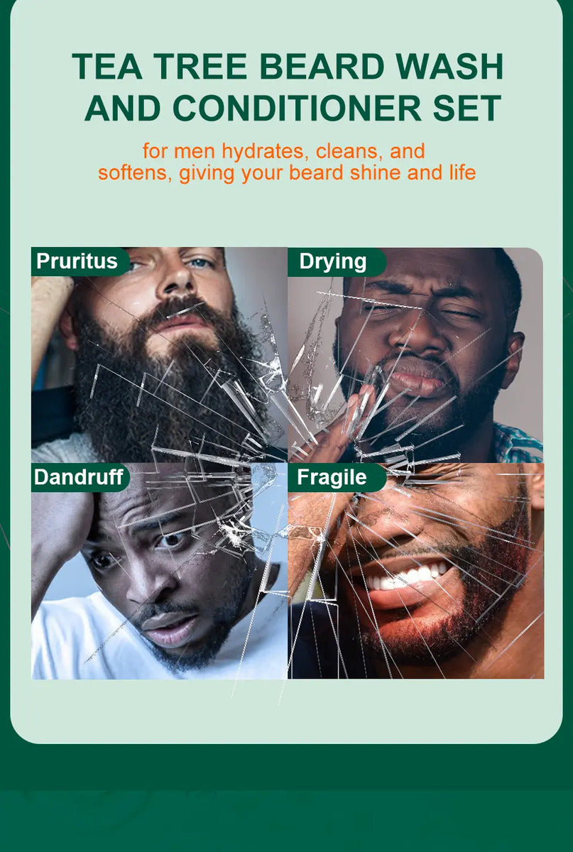 Pack Sevich Cuidado Barba Profesional - Shampoo, Aceite, Bálsamo e Hidratación