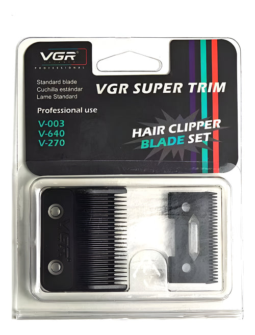 Cuchilla de Repuesto VGR V-003 V-640 V-270 DLC Hoja Móvil Profesional Barbería