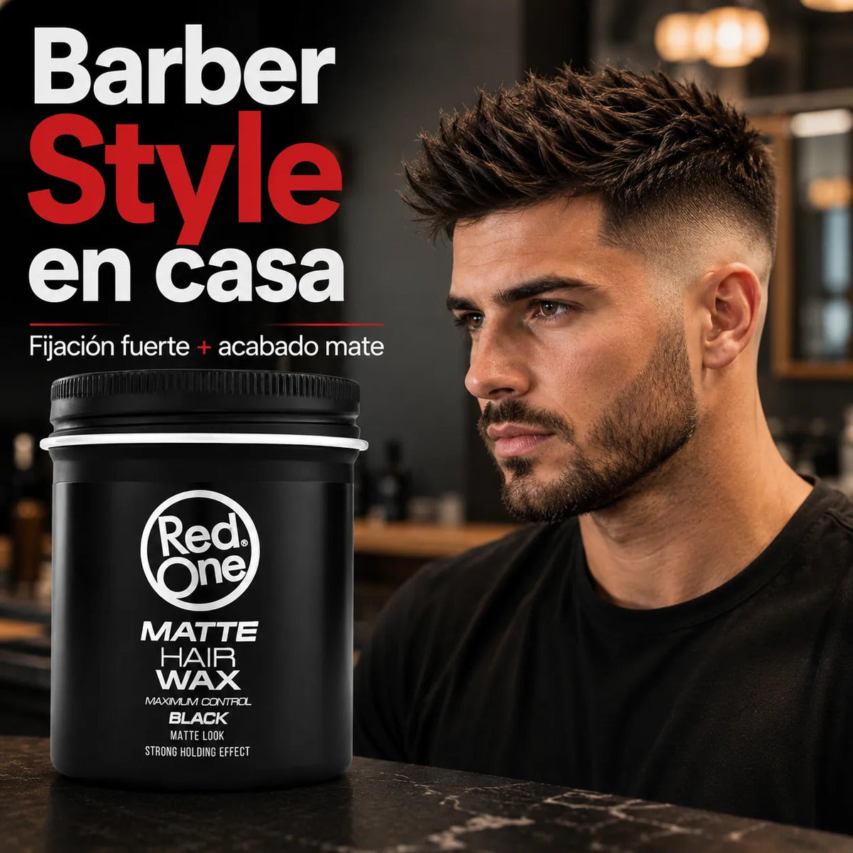 Cera Cabello Hombre Control Máximo Efecto Mate 100ml