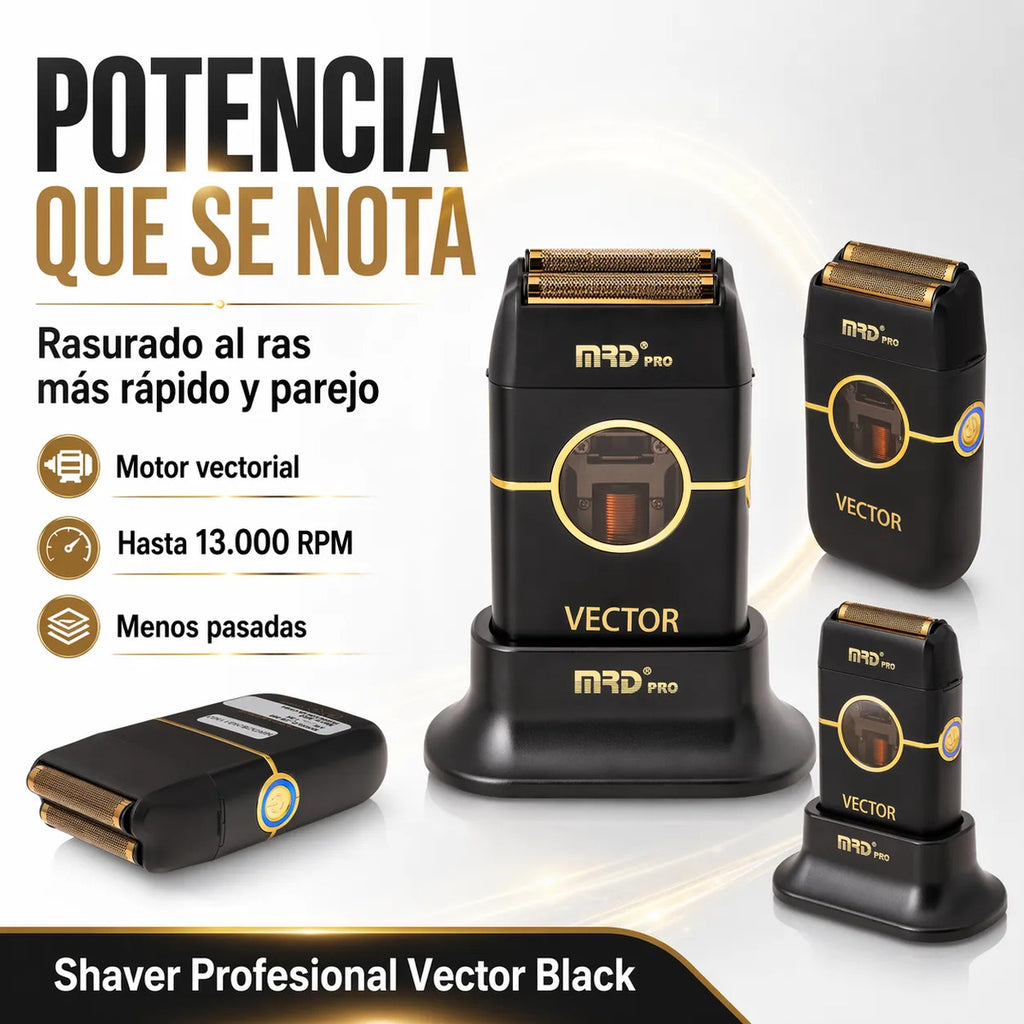 Maquina Cortar Pelo Mrd Shaver Rasuradora Vector 13.000rpm