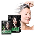 Kit 10 Unidades Shampoo Tinte Negro Sevich 15ml - Cubre Canas en 5 Minutos