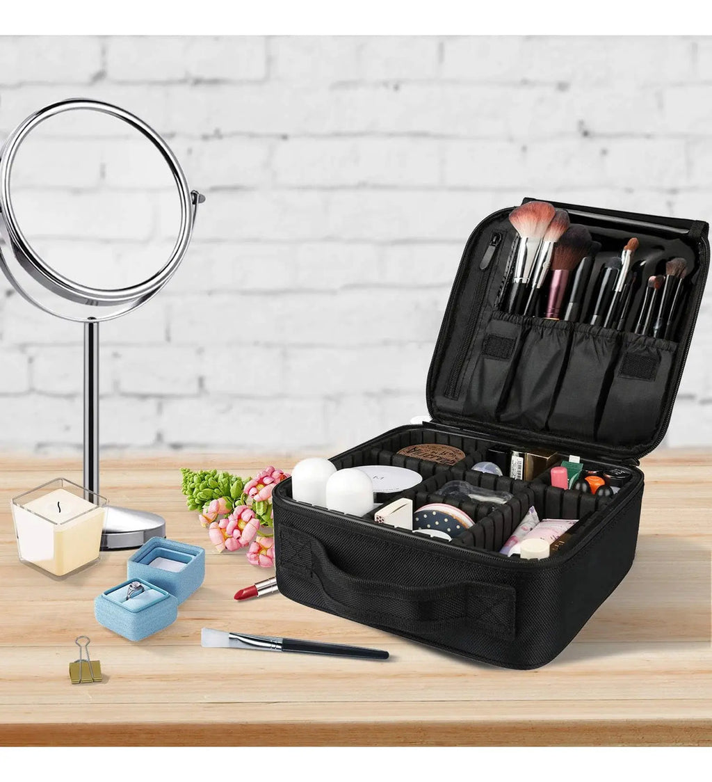 Maletín de Barbería Profesional Rígido - Organizador Premium de 2 Niveles