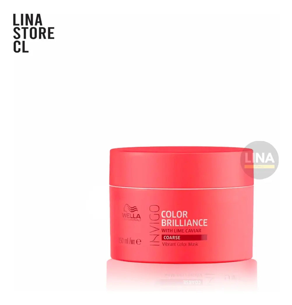 Mascarilla Wella Invigo Color Brilliance 150ml Cabello Teñido Reparación