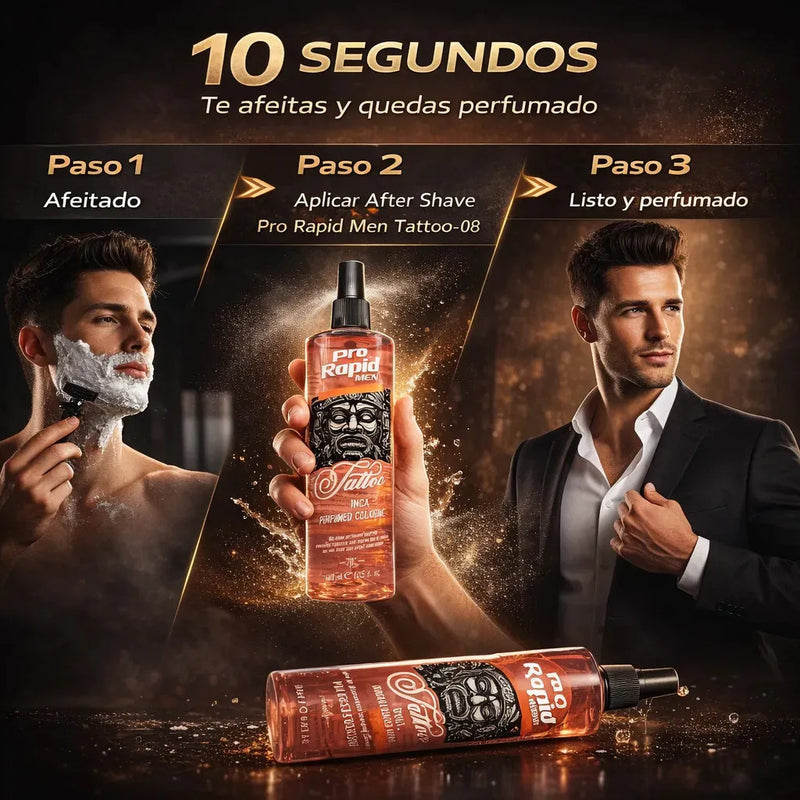 After Shave Pro Rapid Para Hombre Aroma Tipo Perfume 400ml