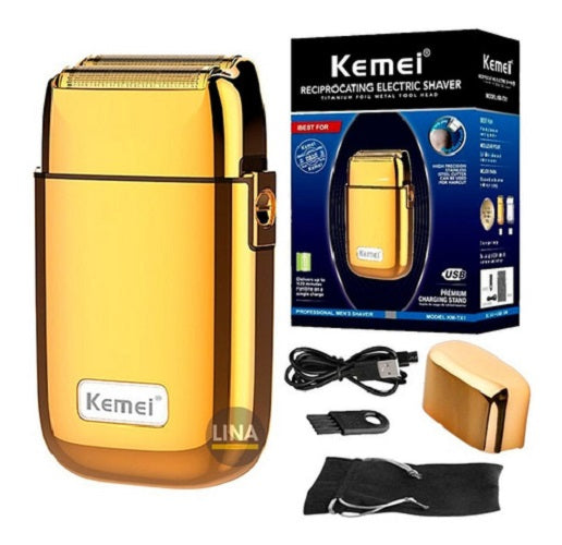 COMBO BARBERIA PROFESIONAL 3 MAQUINAS KEMEI + MALETIN DE MANO + INSUMOS
