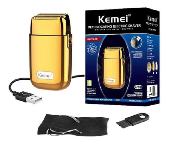 COMBO BARBERIA PROFESIONAL 3 MAQUINAS KEMEI + MALETIN DE MANO + INSUMOS