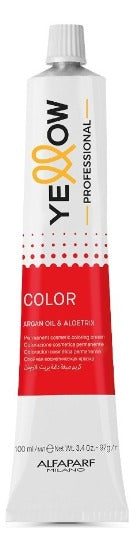 Kit Tintura Yellow Alfaparf 100ml + Oxidante 150ml - Coloración Permanente Profesional